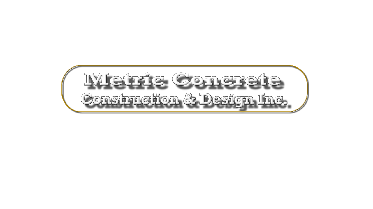 metric concrete construction and design